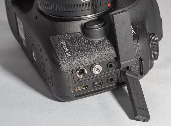 Canon EOS 5D Mark III - externe Anschlüsse