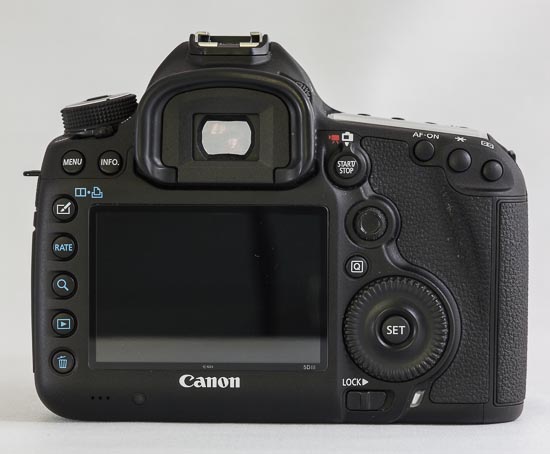 Canon EOS 5D Mark III - Rückseite mit GGS Displayschutzglas